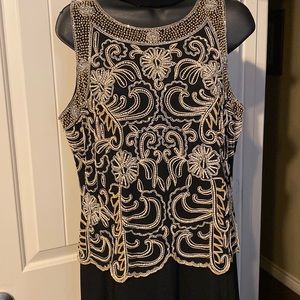 Gorgeous formal beaded chiffon dress